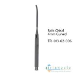 TRI-013-02-006 Split Chisel 4 mm Curved