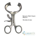 TRI-018-07-002 Retractor Molt Cheeck Medium