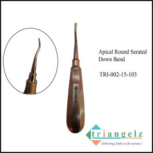 TRI-002-15-103 Apical Round Serated Down Bend
