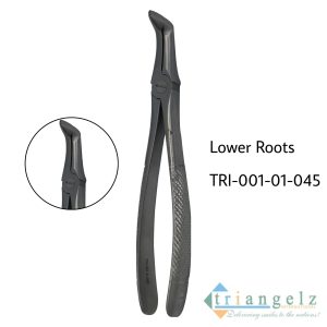 TRI-001-01-045 Extraction Forcep Lower roots British Pattren