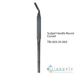 TRI-003-01-003 Scalpel Handle Round Curved