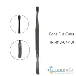 TRI-013-04-101 Bone File Cross