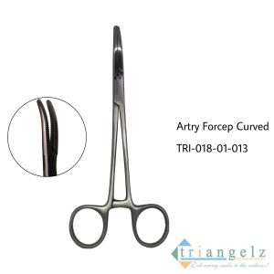 TRI-018-01-013 Artry Forcep Curved