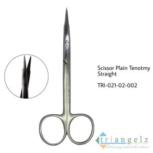 TRI-021-02-002 Scissor Plain Tenotmy Stright