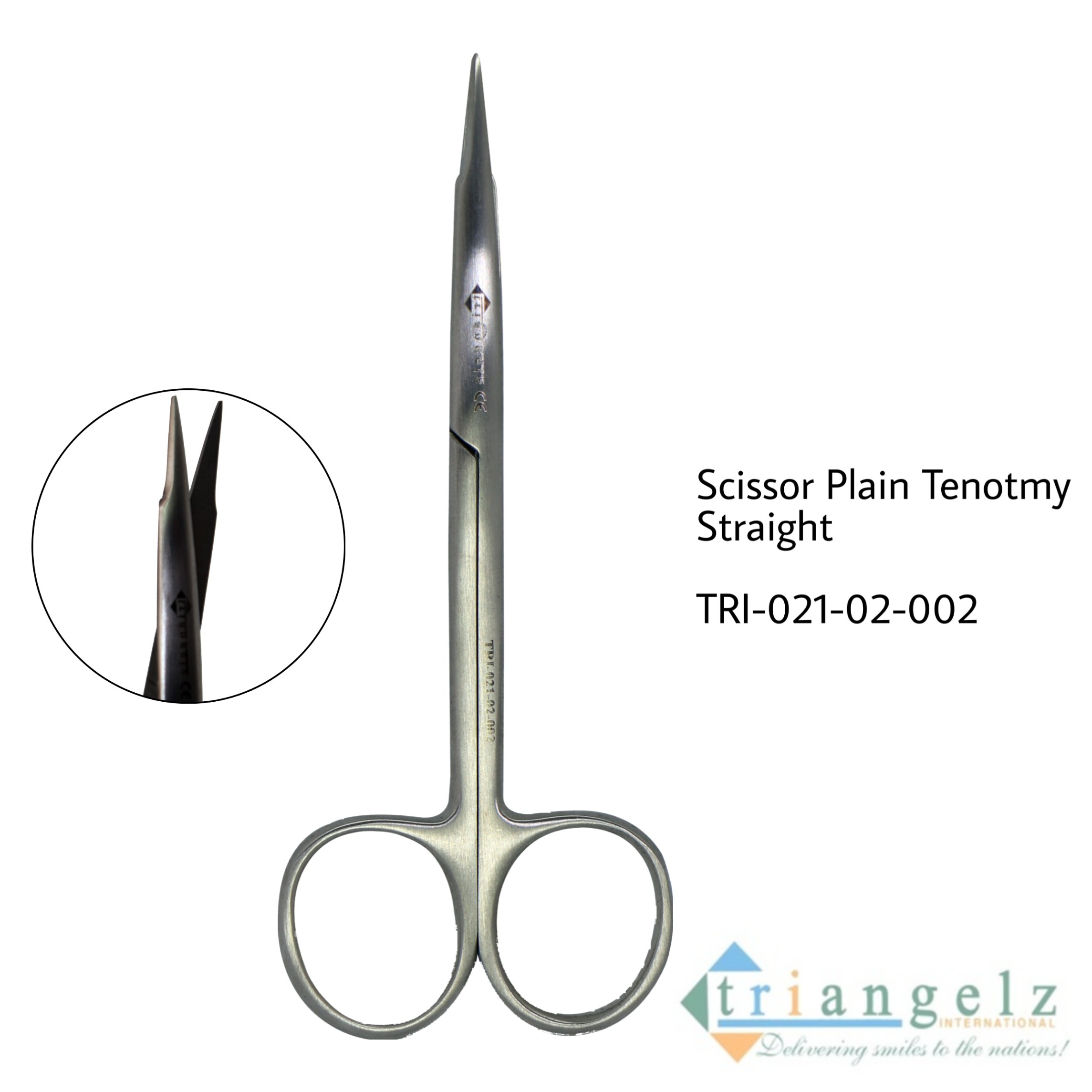 TRI-021-02-002 Scissor Plain Tenotmy Stright