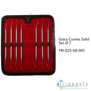 TRI-025-08-001 Gracy Currets Solid Set of 7
