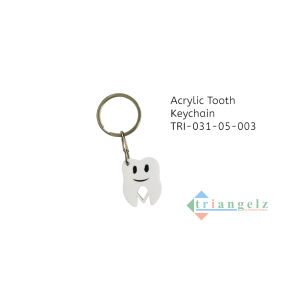 Acrylic Tooth Keychain TRI-031-05-003-Photoroom